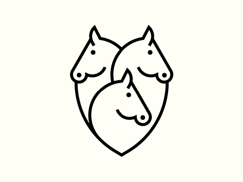 生命魅力！20款单色动物Logo设计