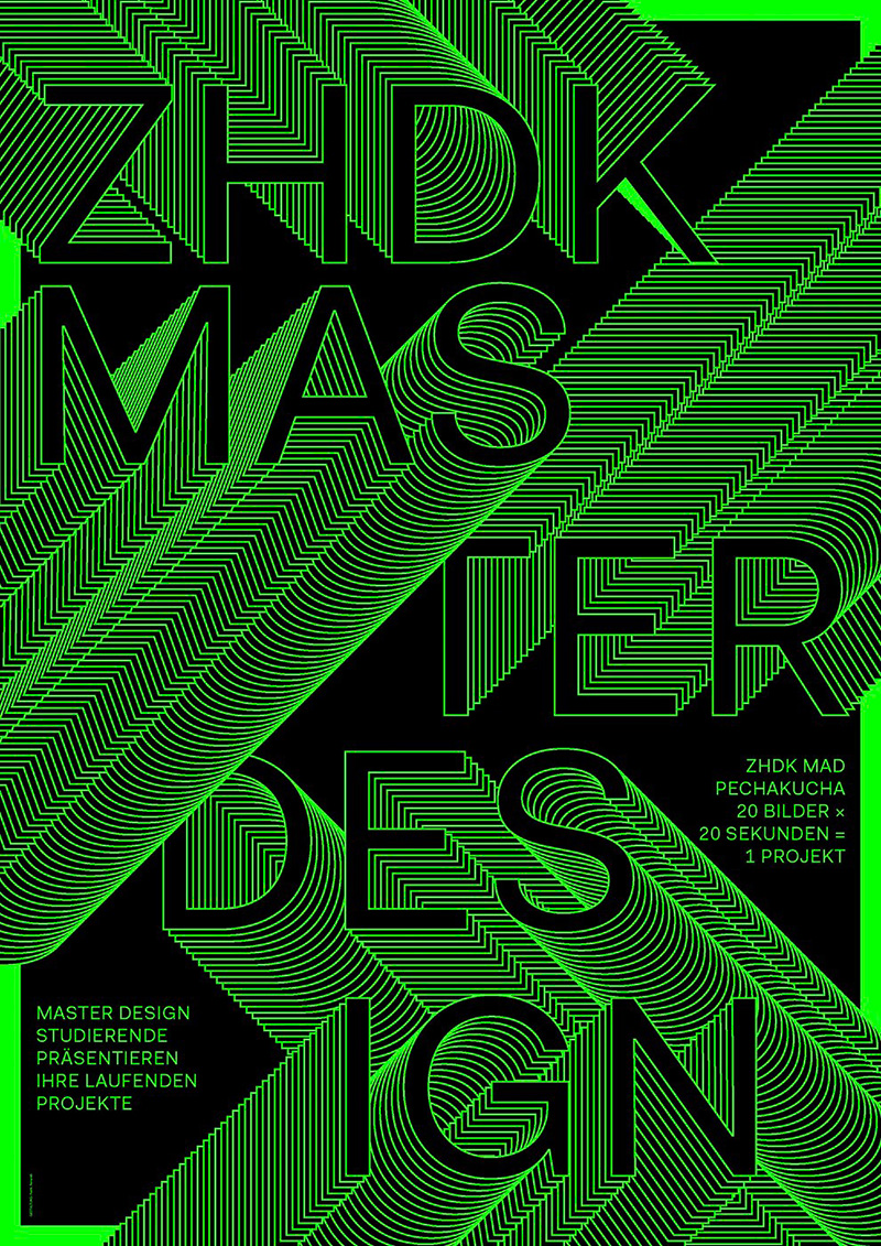 创意设计！14款新颖字体海报设计