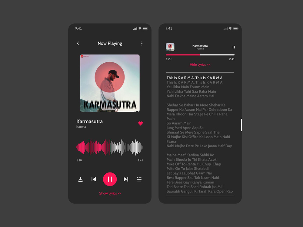 12款充满个性的音乐播放器App设计