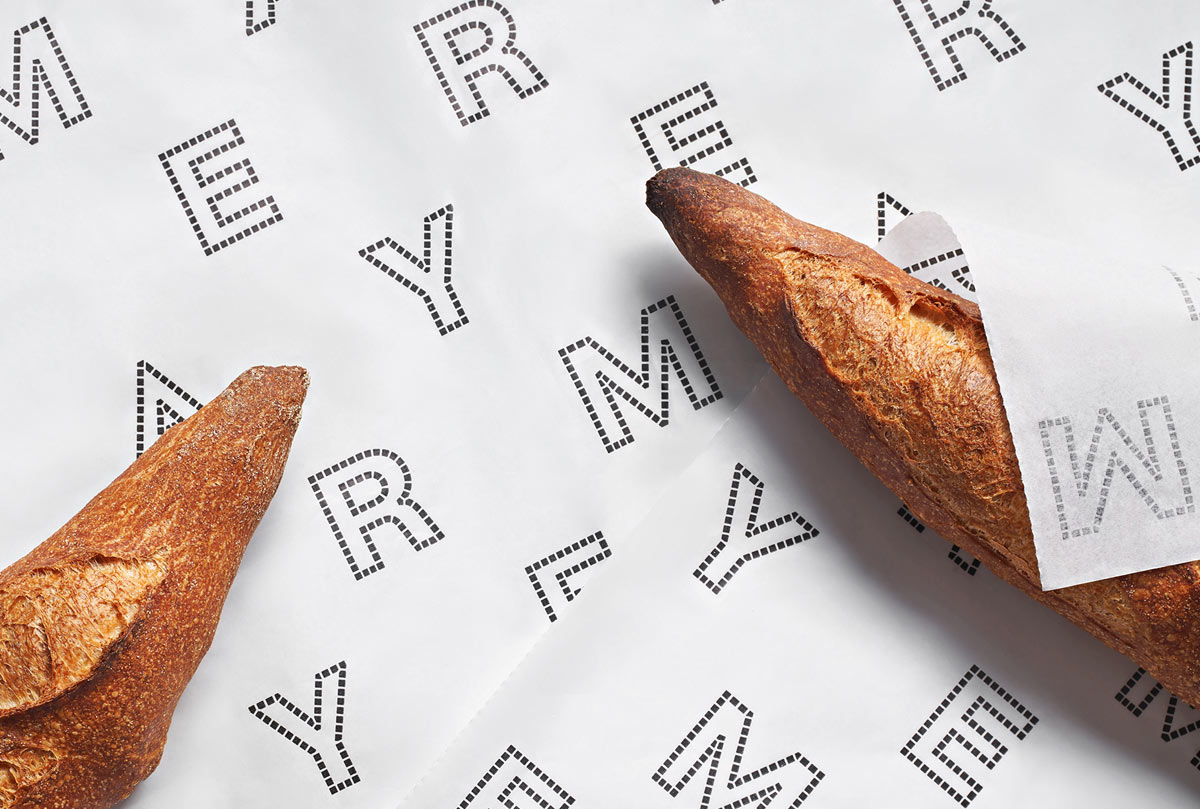 简约法式！面包店品牌VI设计