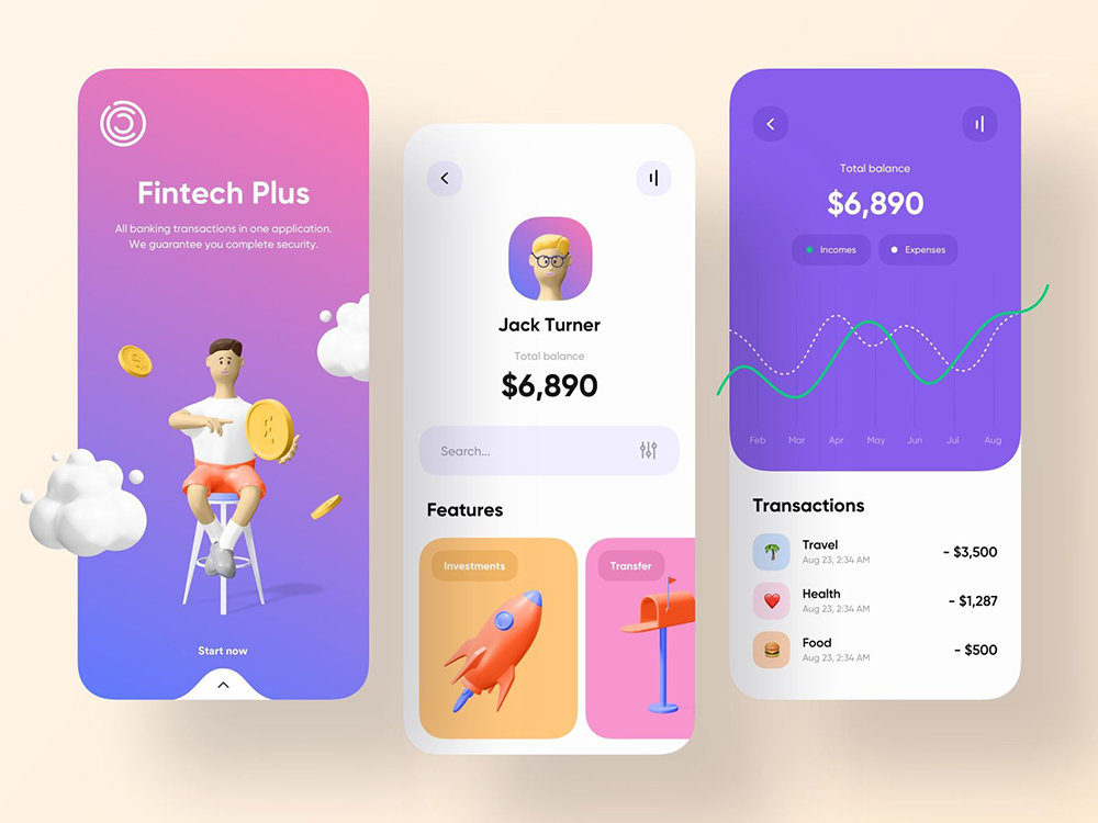 12组银行app界面设计灵感