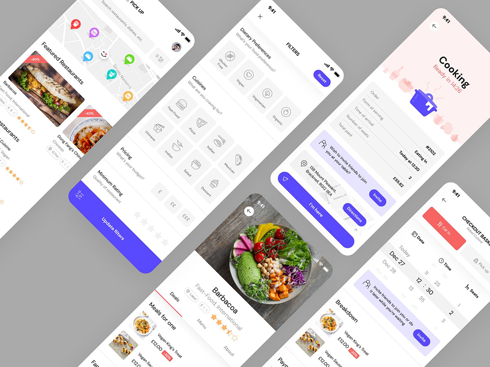 12组简洁干净食谱App界面设计