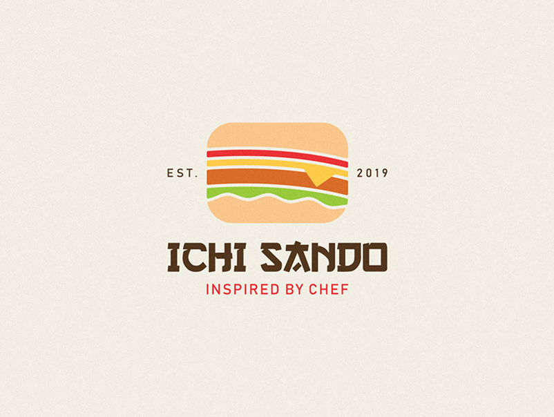 快乐肥宅！20款汉堡元素Logo设计