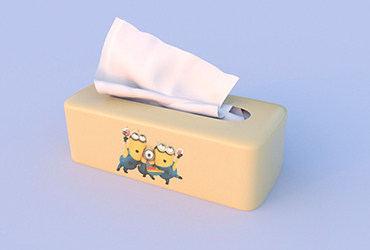 C4D教程！教你制作软萌萌的小黄人纸巾盒！