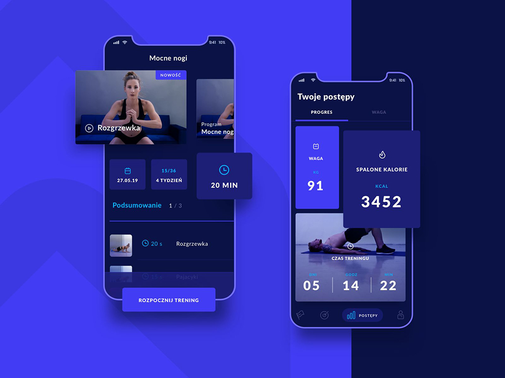 12组健身运动类App界面设计