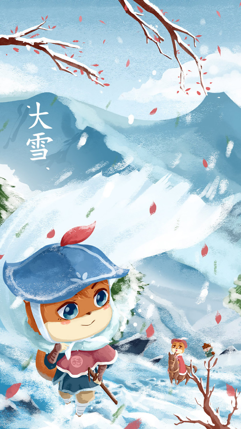 大雪将至！15款各大商家的节气营销海报设计