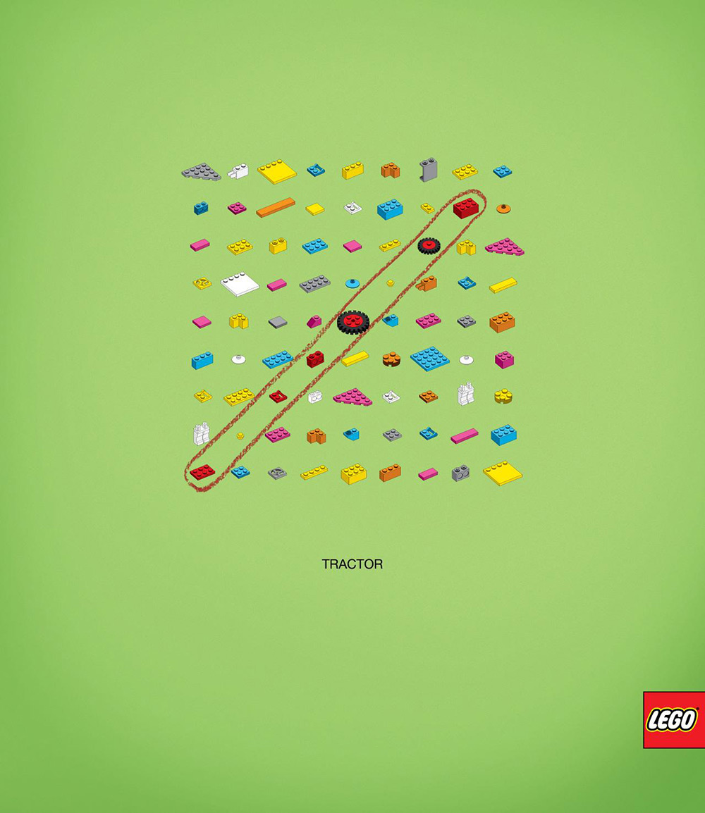 玩具大拿！14张乐高创意商业海报设计
