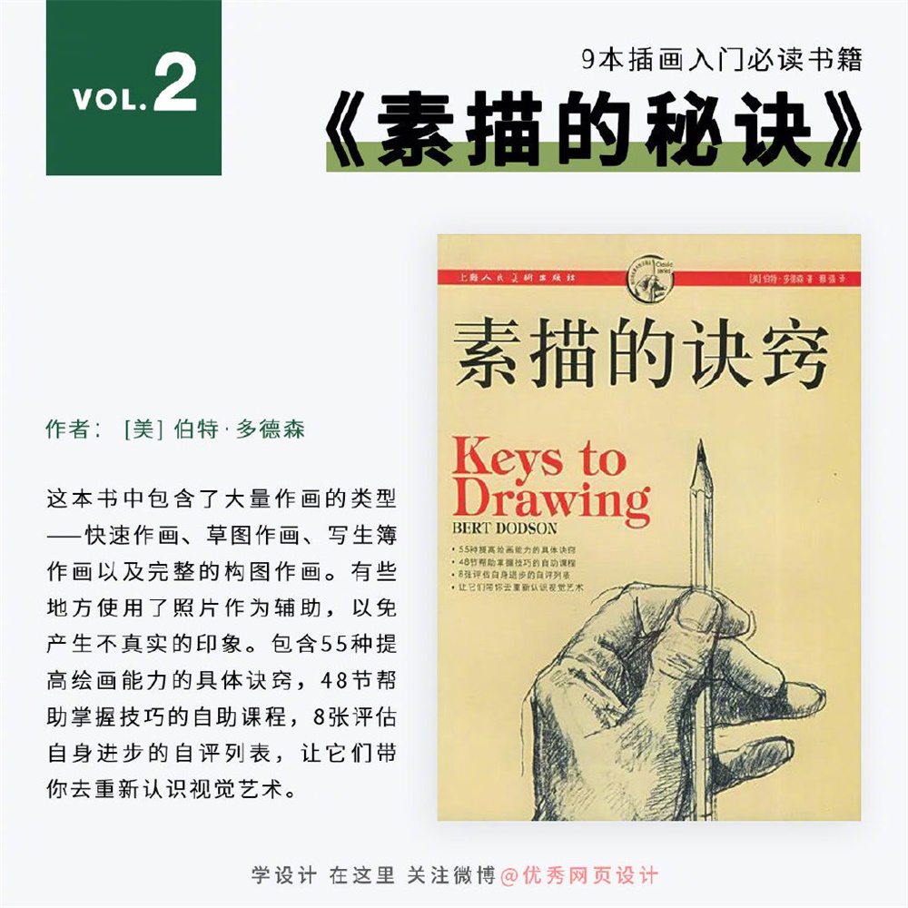 9本手绘插画入门自学必读书籍