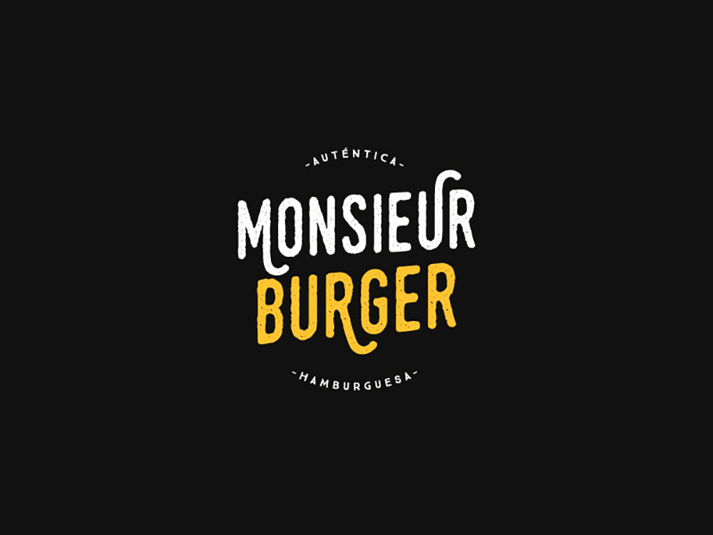 肥宅快乐餐！13款汉堡元素Logo设计