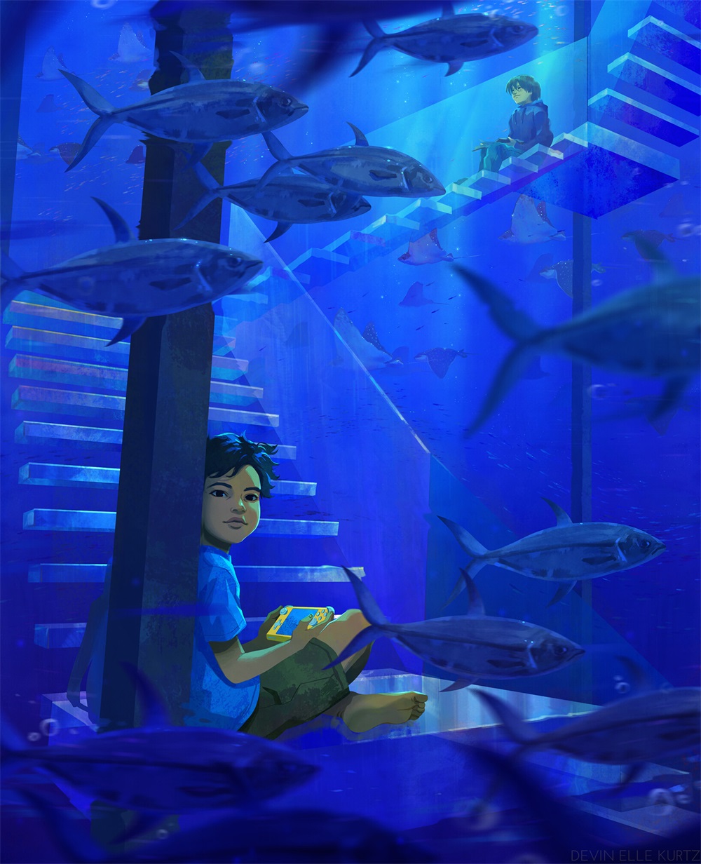 海底世界！9款奇幻的童话插画