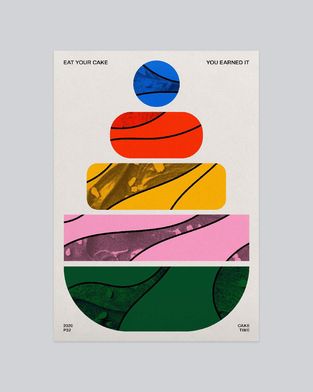 Jerry-Lee Bosmans色彩形状创意海报设计