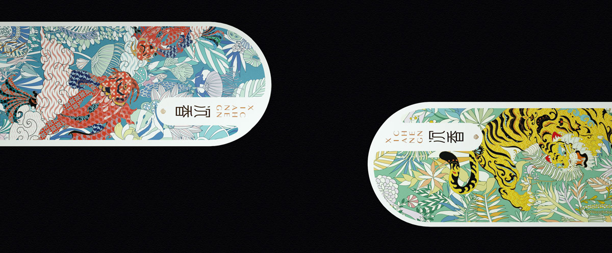 艺术插画！线香包装设计