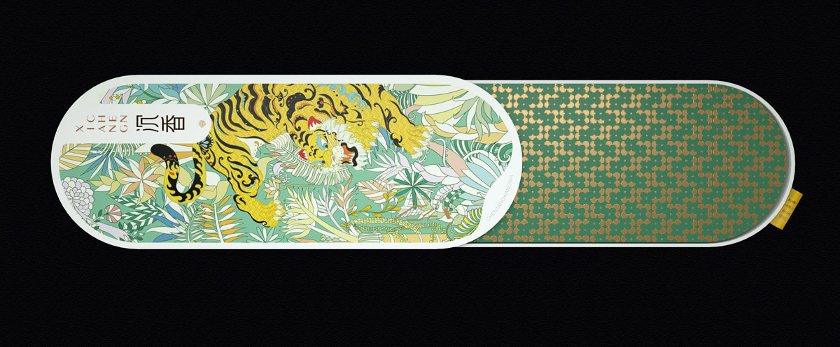 艺术插画！线香包装设计