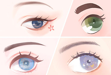 4种风格实例、11个眼睛绘制要点，手把手教你画眼睛！