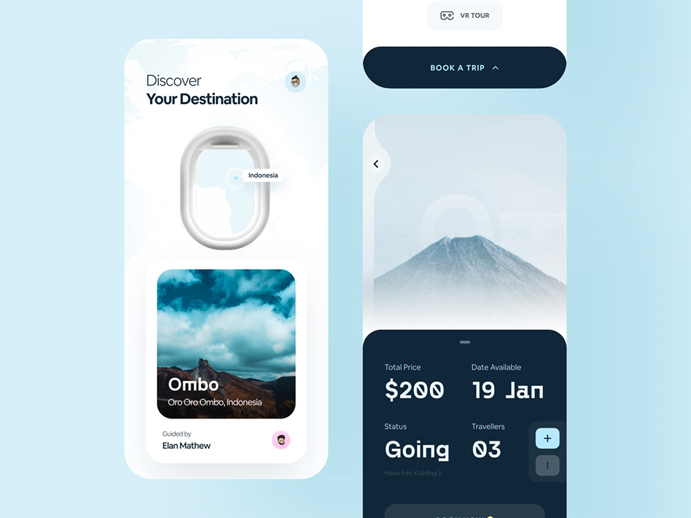 12组旅行类App界面设计