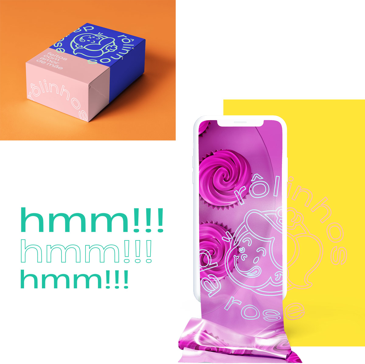 甜蜜色彩！糖果蛋糕品牌VI设计