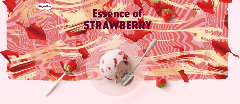 酸酸甜甜！24个草莓元素的食品类banner