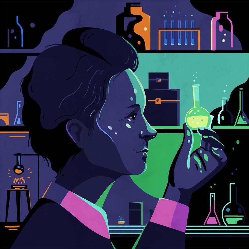跳跃的色彩搭配！扁平插画的魅力