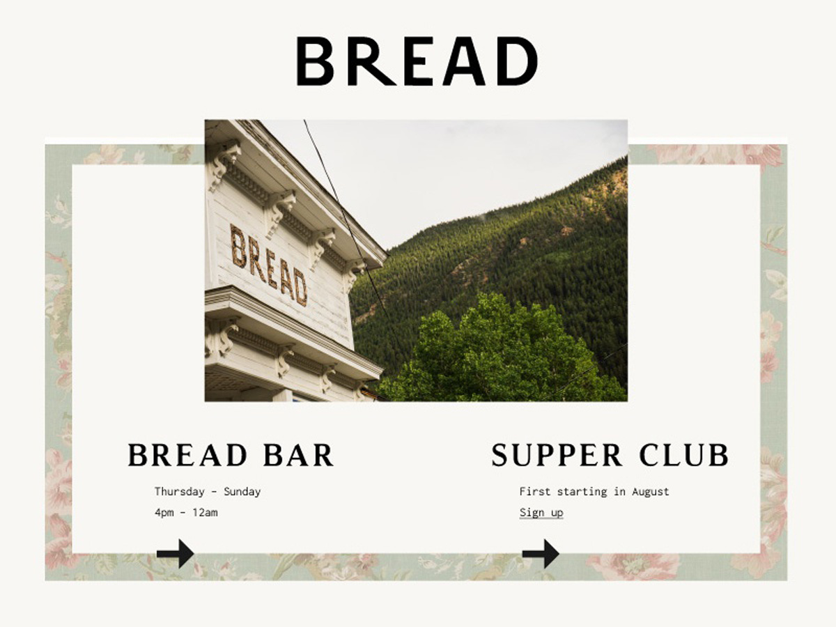 复古简约！12组面包类网页设计