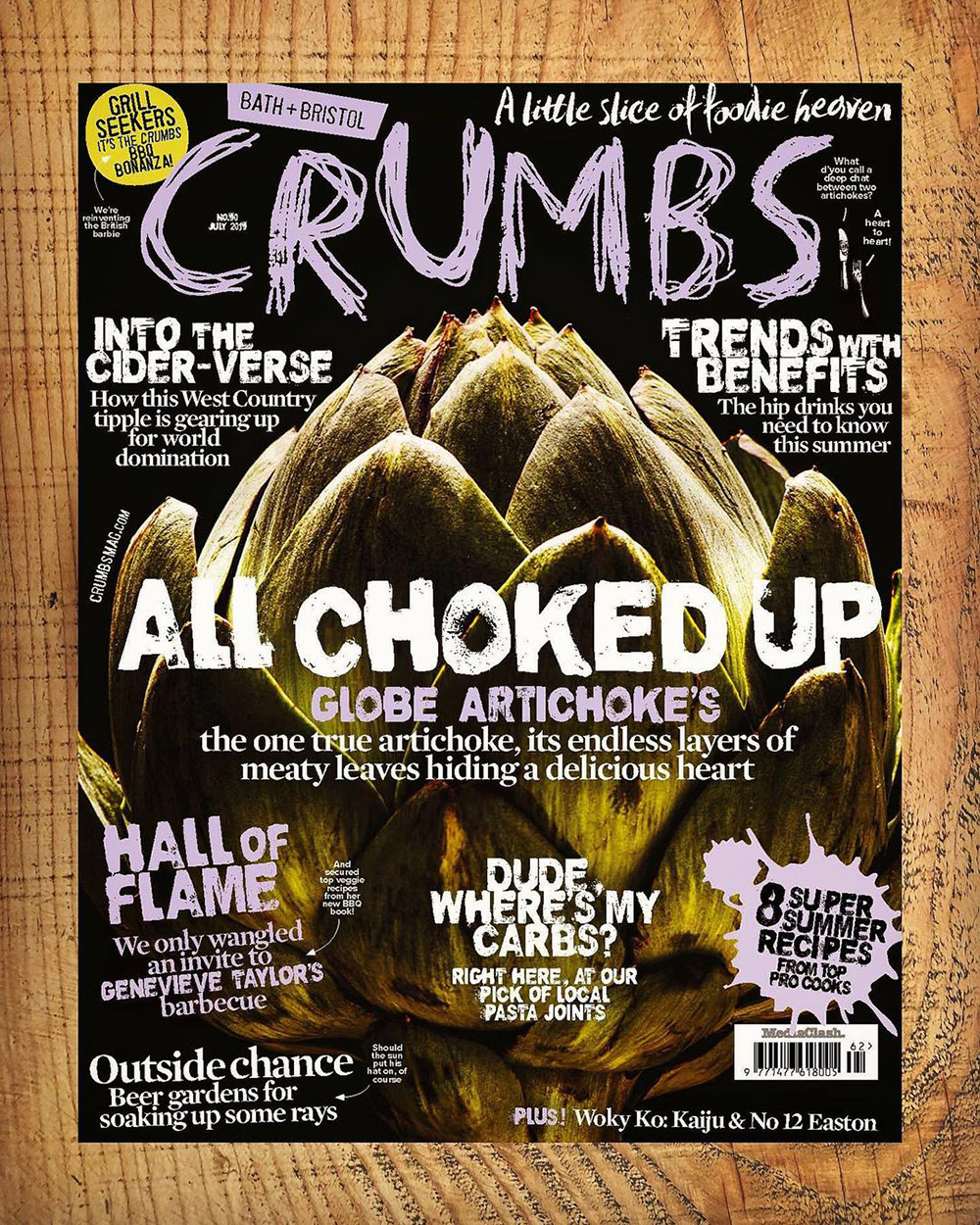 美食杂志《CRUMBS》封面设计