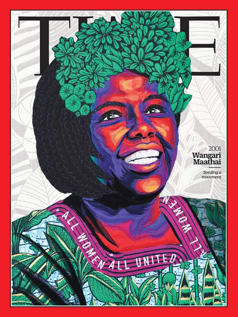 50张《Time》杂志女性封面设计