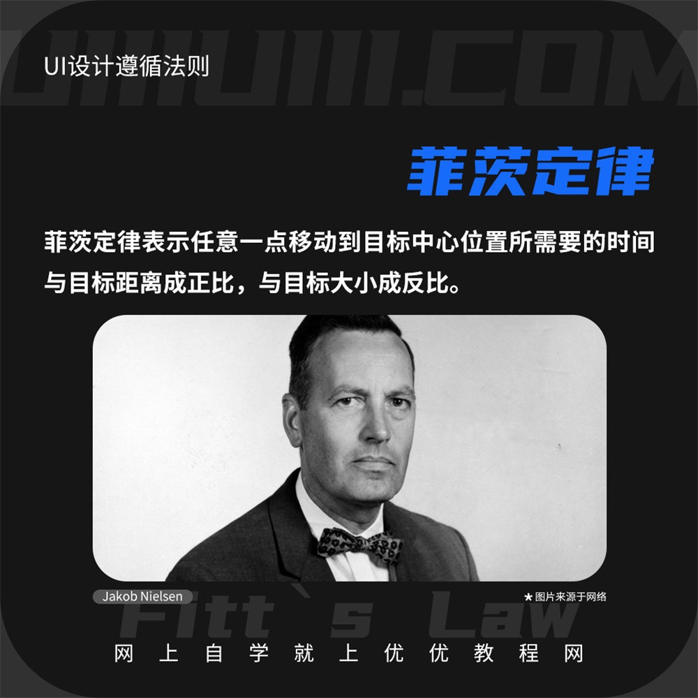 UI设计应当遵循的设计法则—雅各布定律与菲茨定律