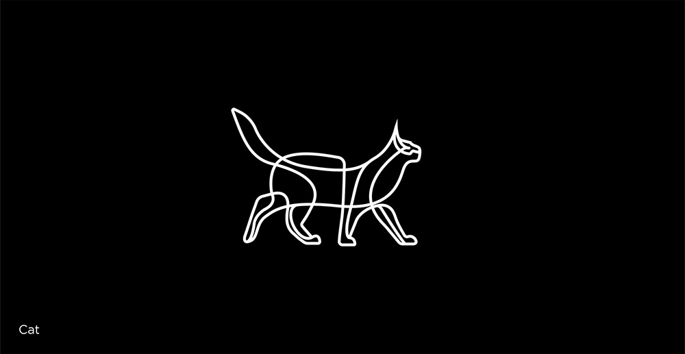 灵动生命！18款简笔动物Logo设计