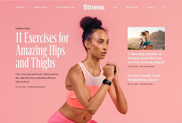 来锻炼身体吧！12组健身网页界面设计