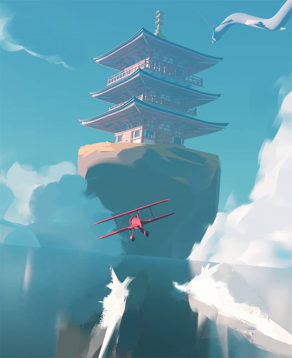 学习怎么用色块绘制出色插画