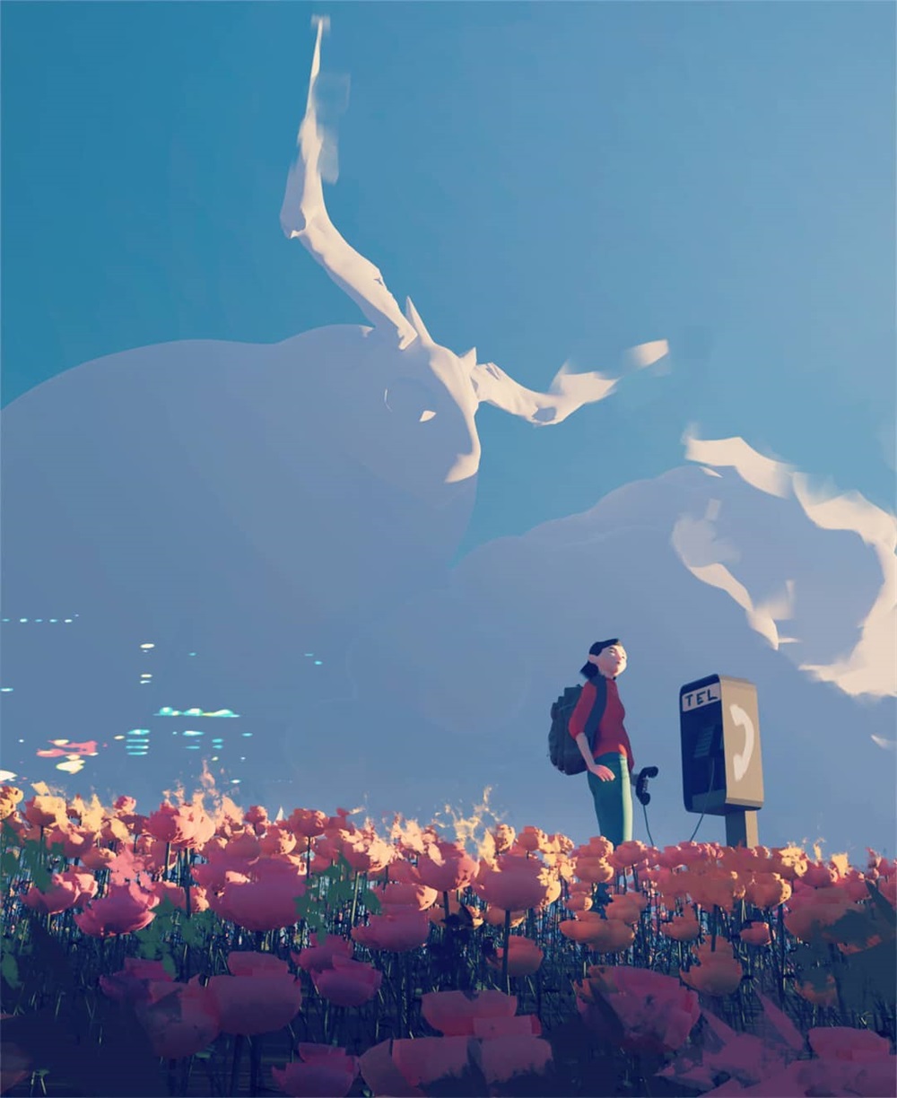 学习怎么用色块绘制出色插画