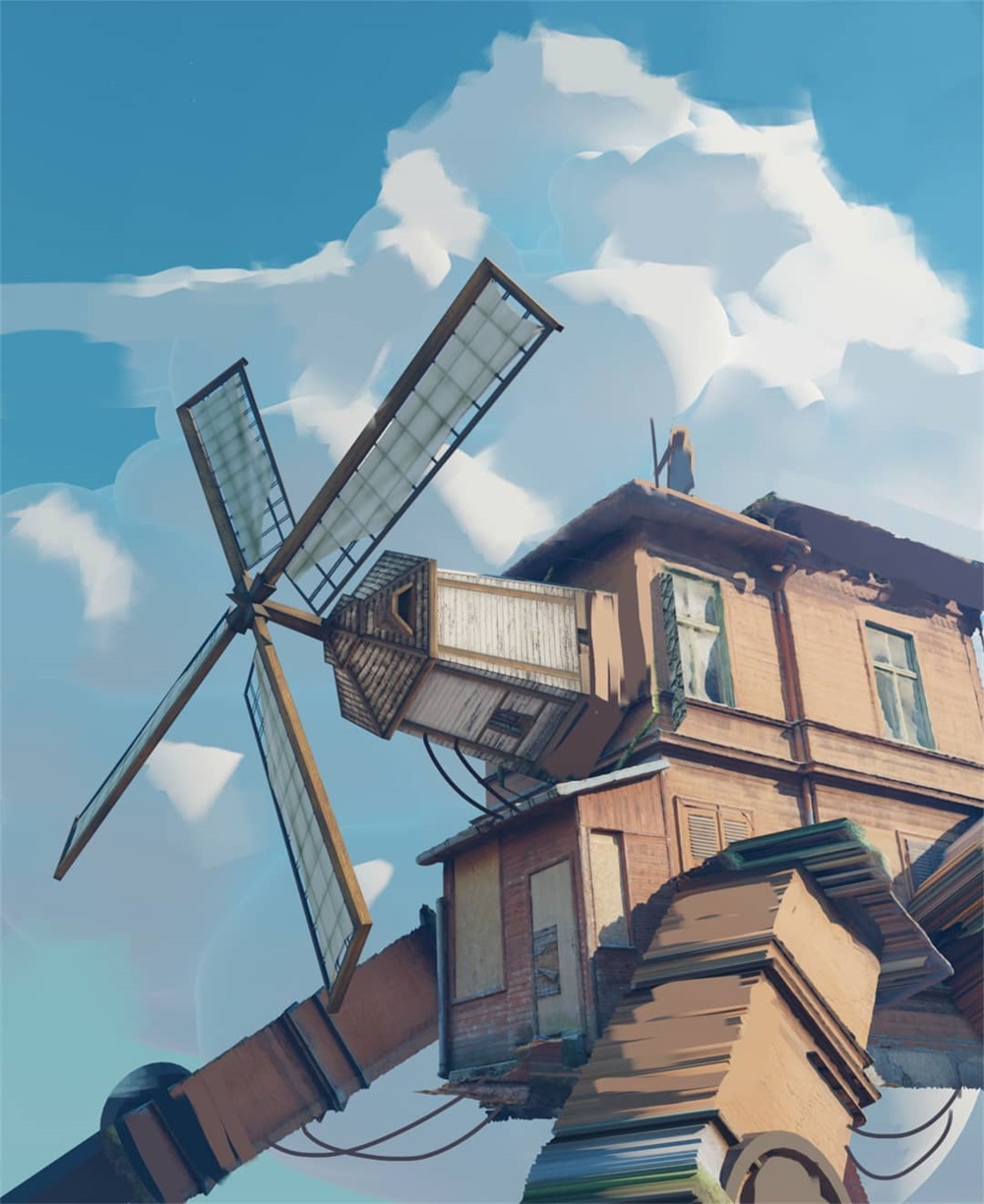 学习怎么用色块绘制出色插画