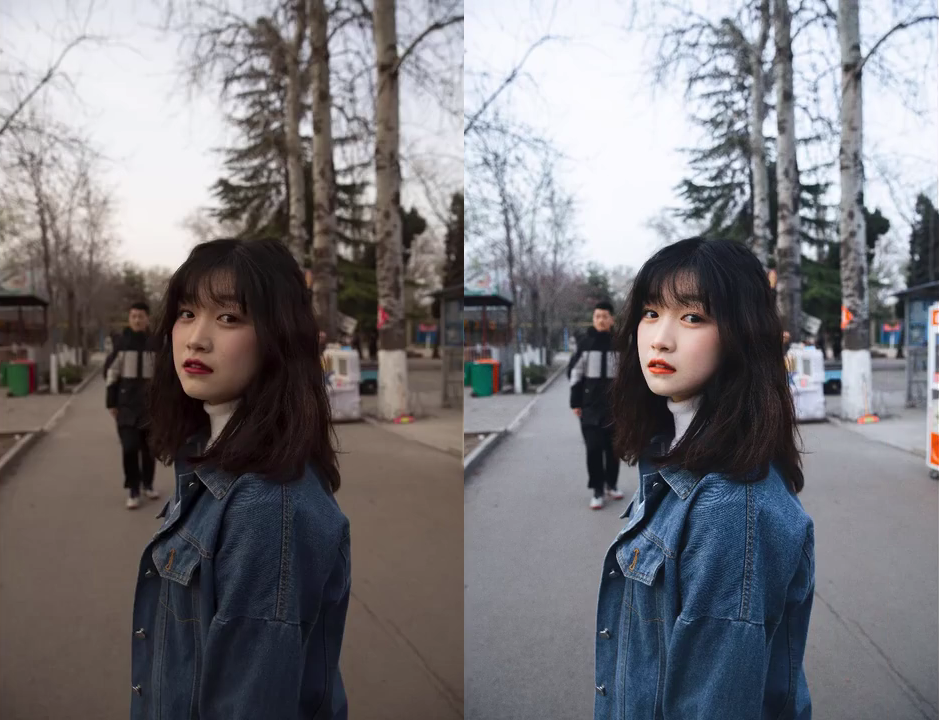 PS修图教程！清新ins风的camera raw人像修图调色思路