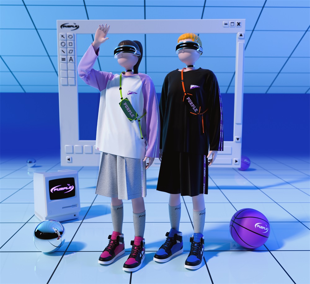 10张创意服装3D造型设计