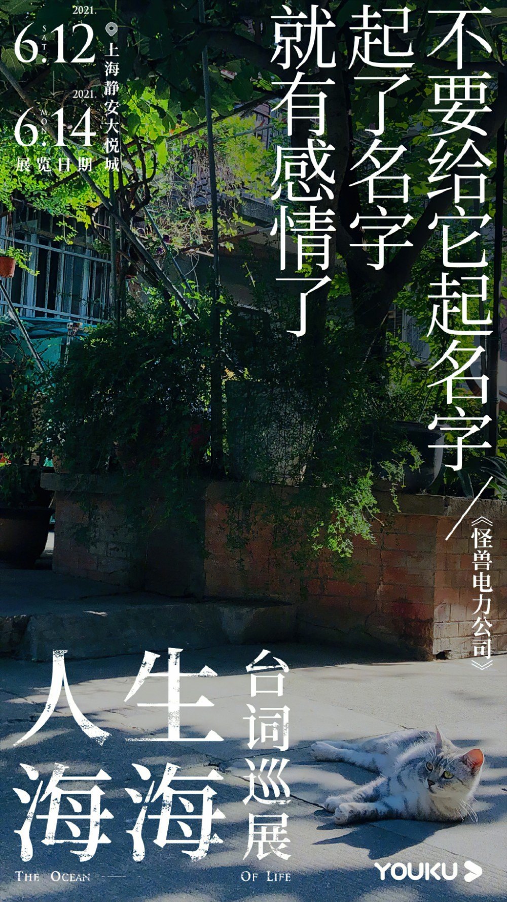 优酷「人生海海台词巡展」海报设计