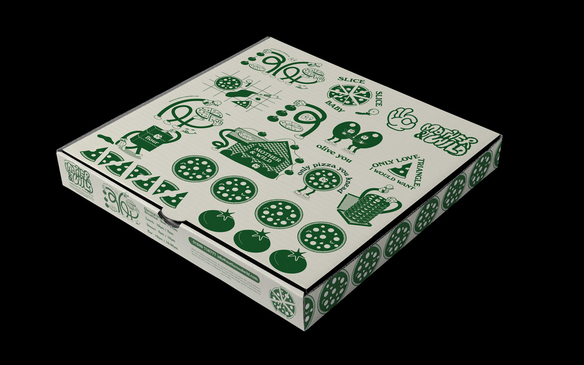 活泼插图！披萨品牌VI设计