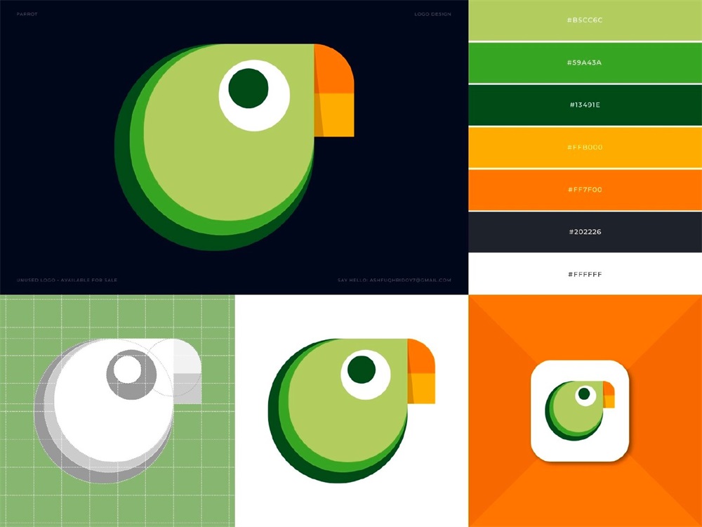 LOGO设计中9种不同应用形式和配色方案