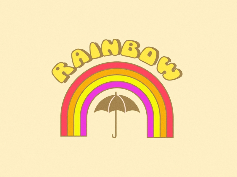雨后好运！20款彩虹元素Logo设计