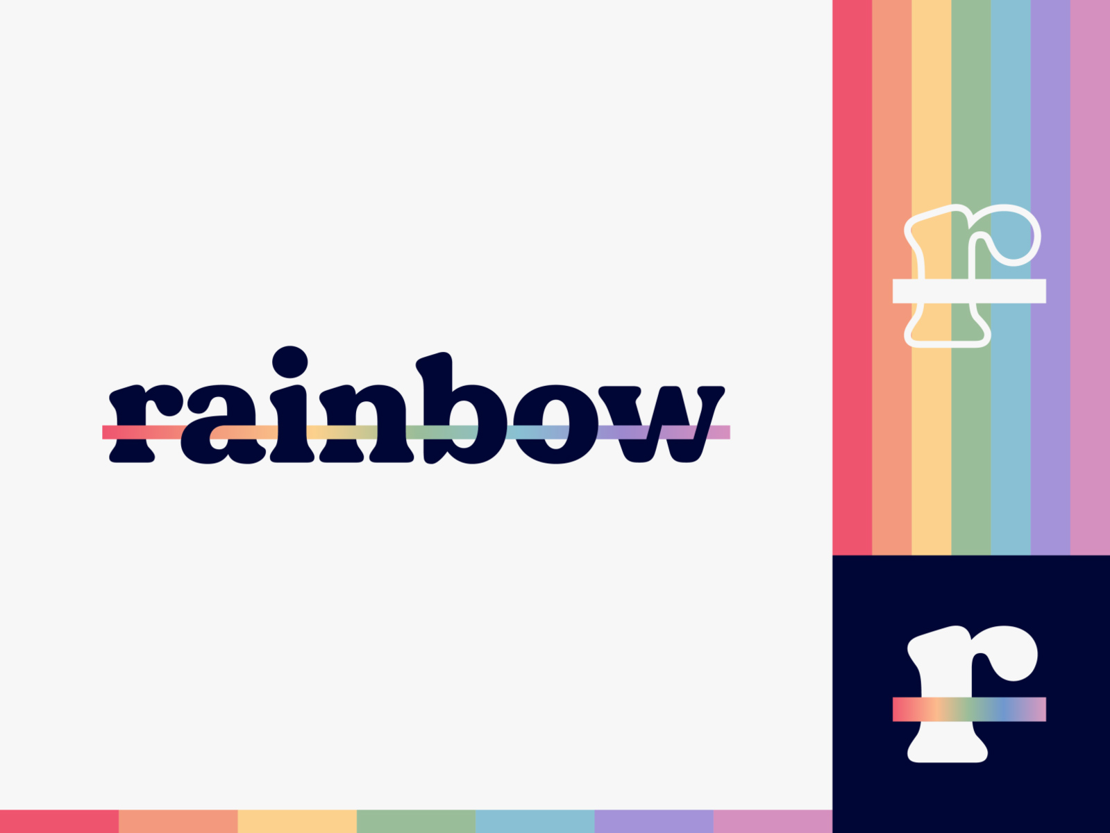 雨后好运！20款彩虹元素Logo设计