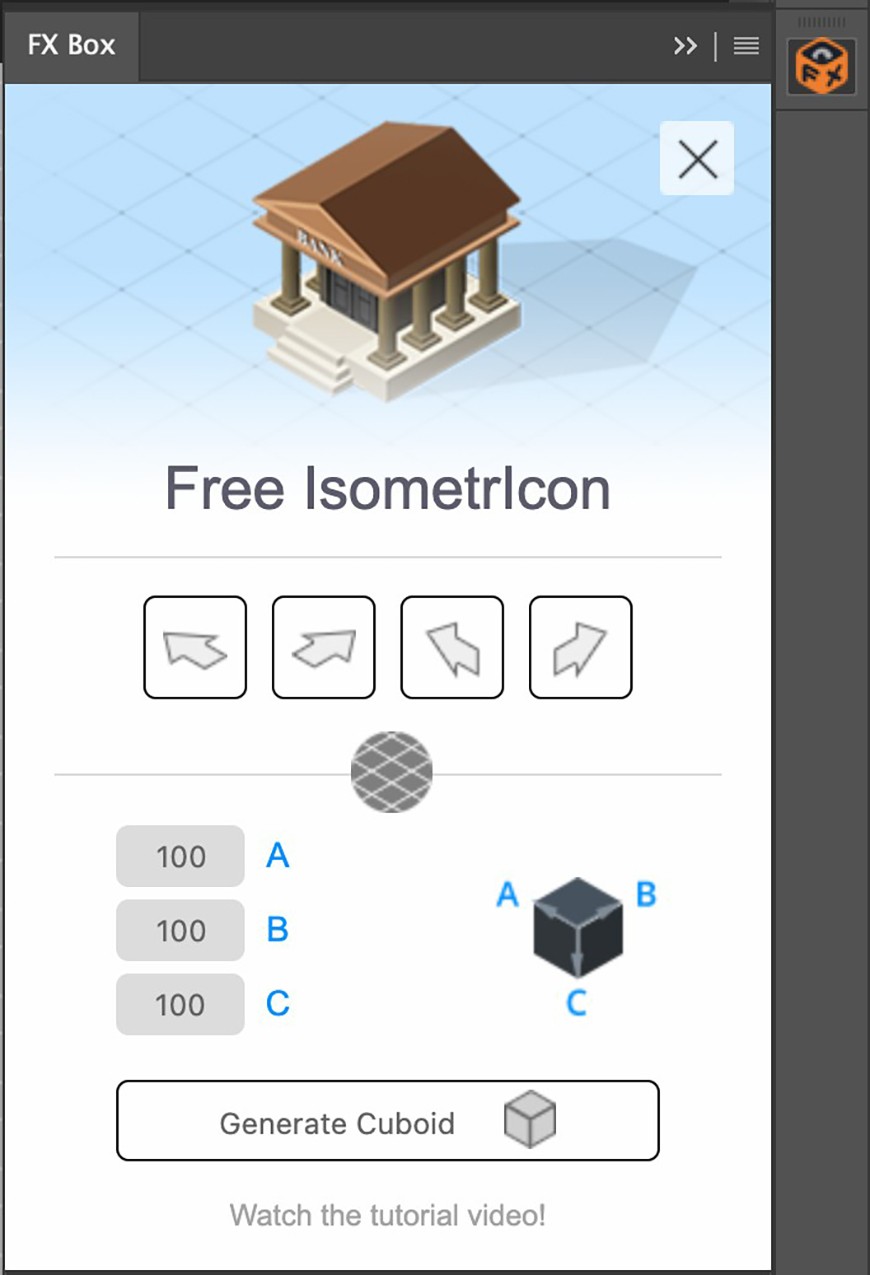 ISOMETRICON 可以生成2.5D基础形状与网格的PS插件