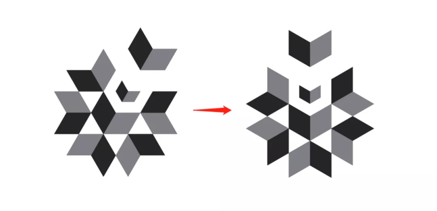 这logo怎么做？第38期-又解锁了2.5D网格在LOGO里的新用法！