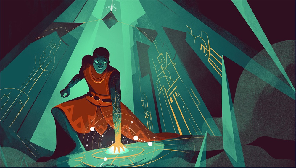 教你绘制大型棋盘游戏插画！