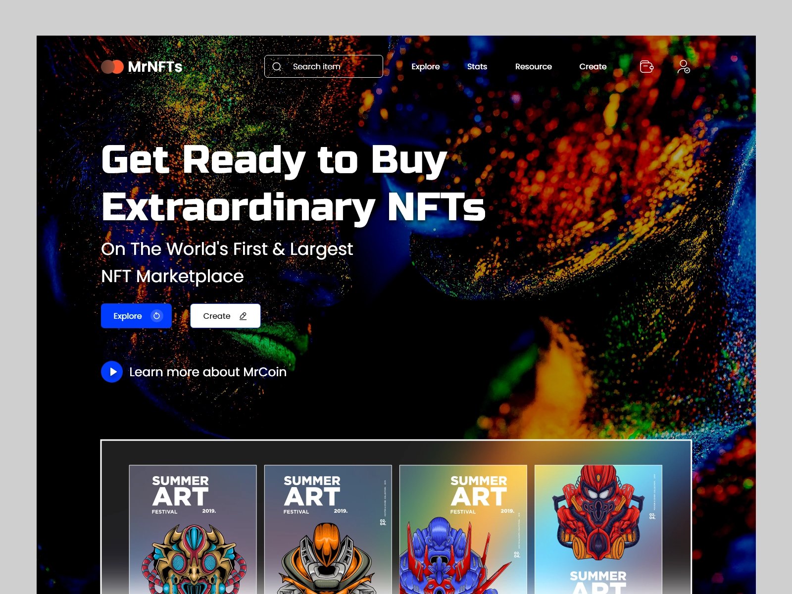 虚拟资产！12组NFT WEB界面设计灵感