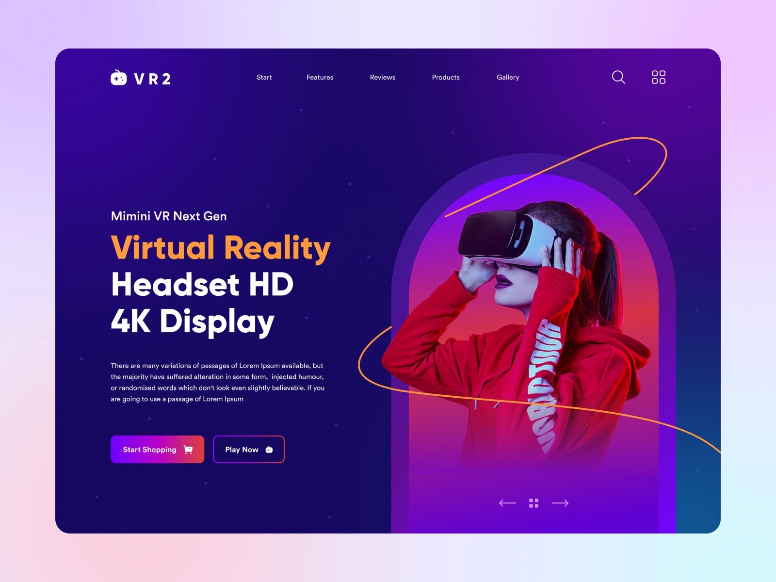 炫酷科技智能！12组VR产品WEB界面设计灵感！