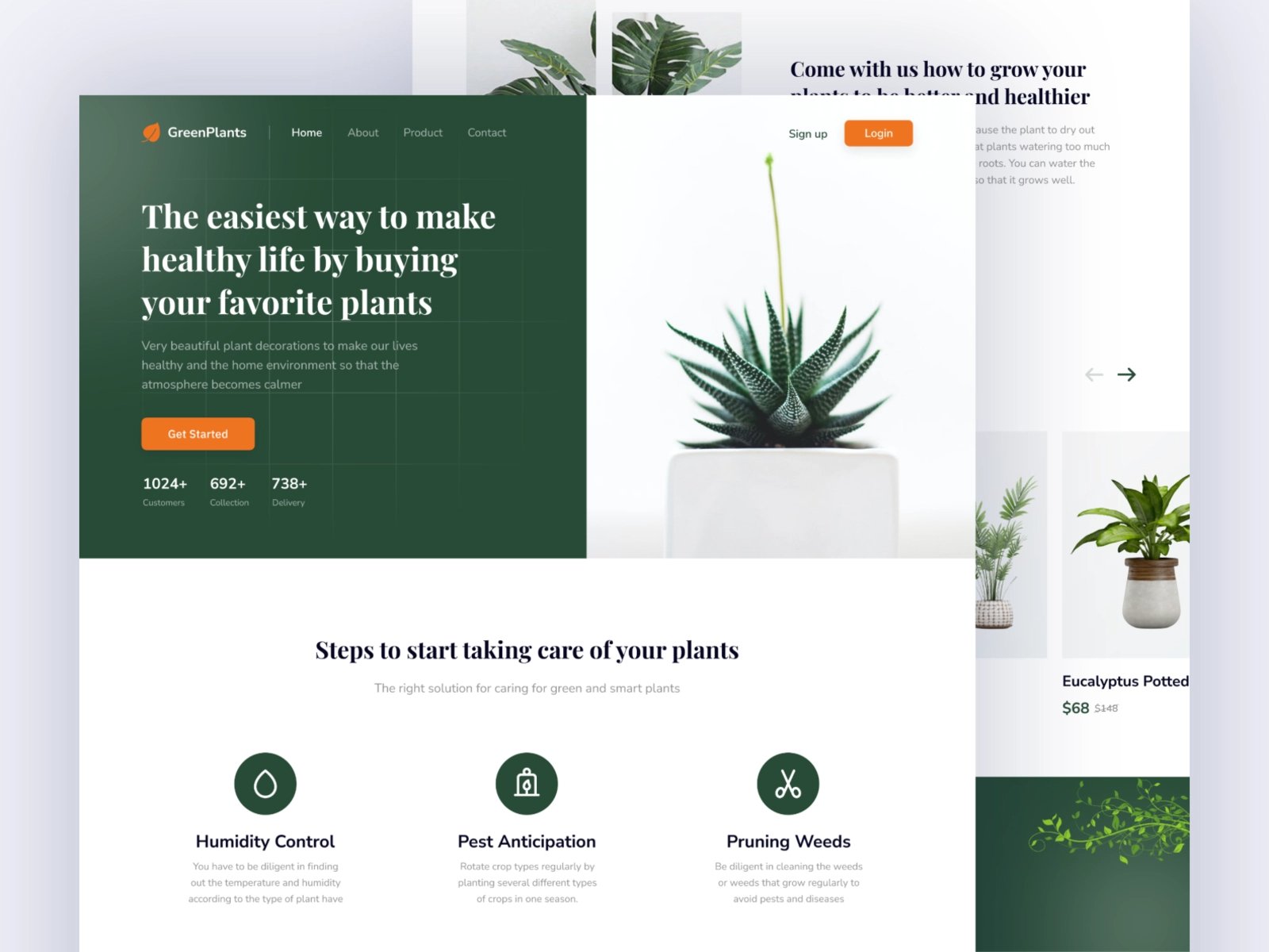 大自然的颜色！12组绿色系WEB界面设计灵感
