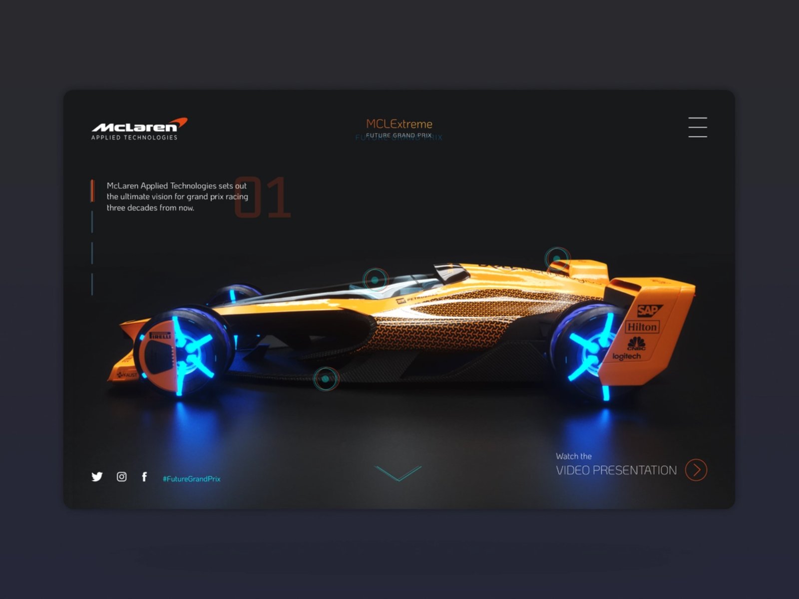 极速狂飙！12 组 F1 赛车 WEB 界面设计灵感