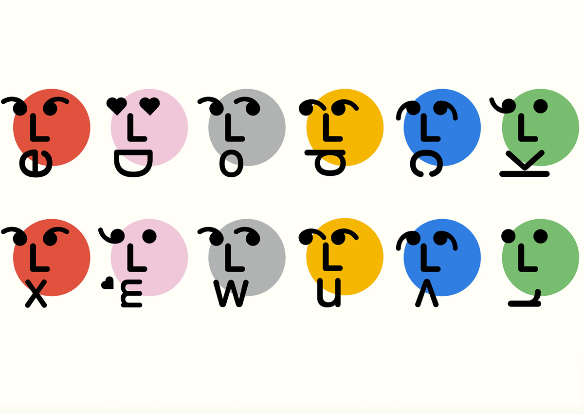 字母emoji！心理工作室品牌VI设计