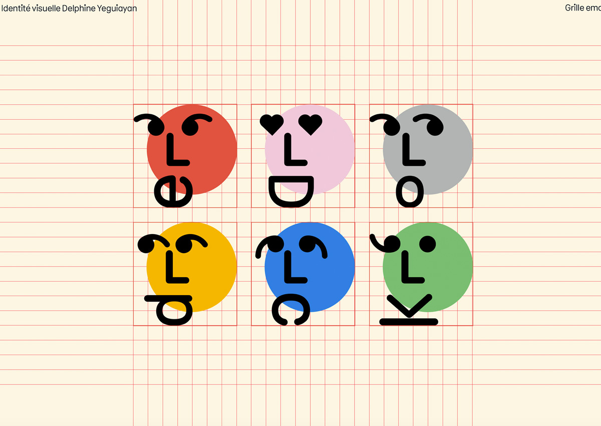 字母emoji！心理工作室品牌VI设计