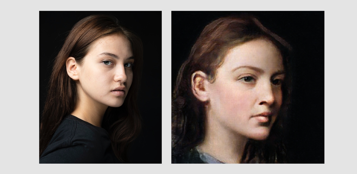 油画肖像AI生成器图片