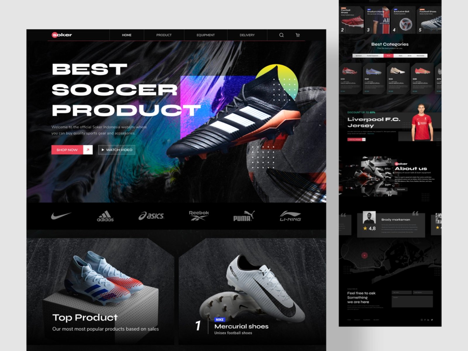 想买鞋？12组鞋类商店WEB界面设计灵感