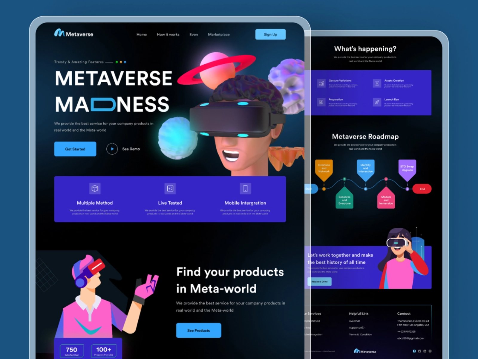 虚拟现实！12组VR产品WEB落地页界面设计灵感